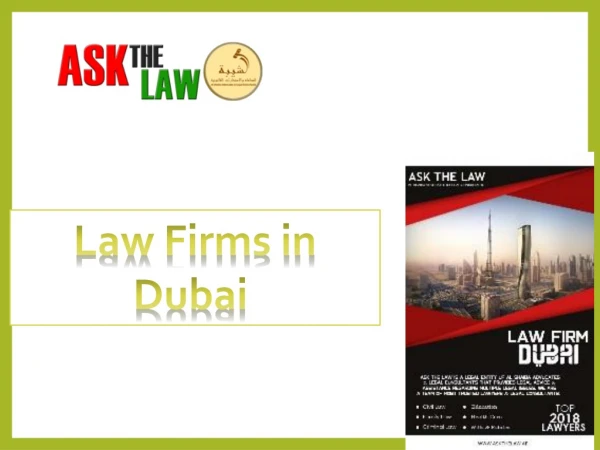 Law Firms in Dubai