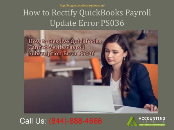 How to Rectify QuickBooks Payroll Update Error PS036