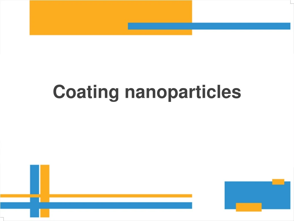 c oating nanoparticles