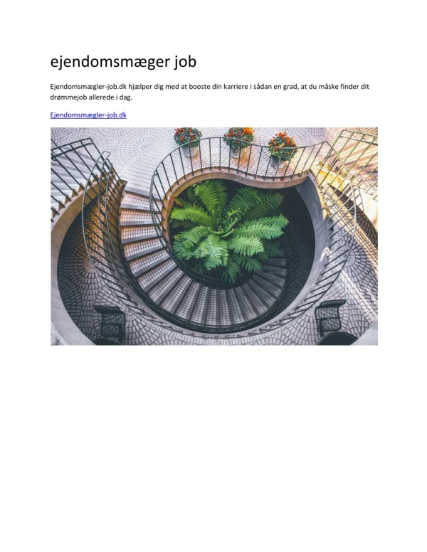 ejendomsm ger job