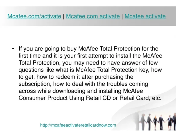 How to install mcafee.com/activate?