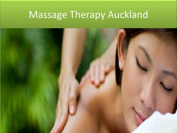Massages in Auckland