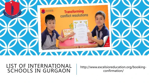 List of international schools in Gurgaon