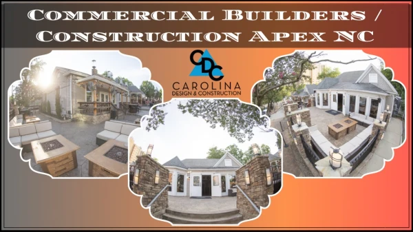 Cornerstone Bar: Commercial Builders Construction Apex NC