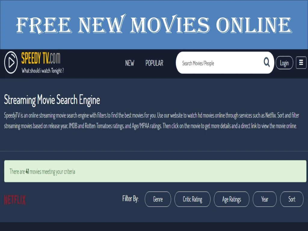 free new movies online