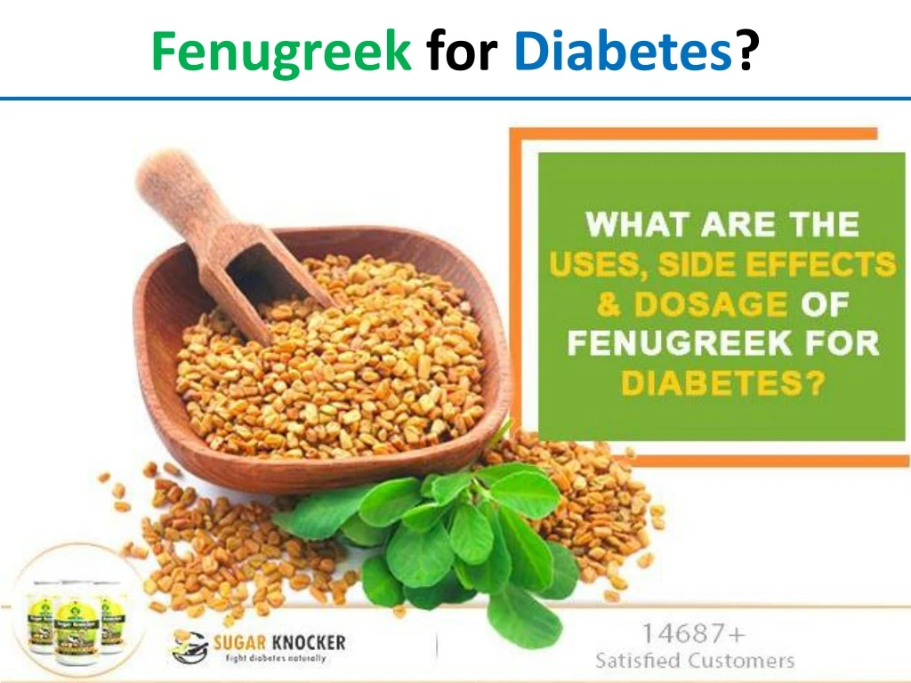 fenugreek for diabetes