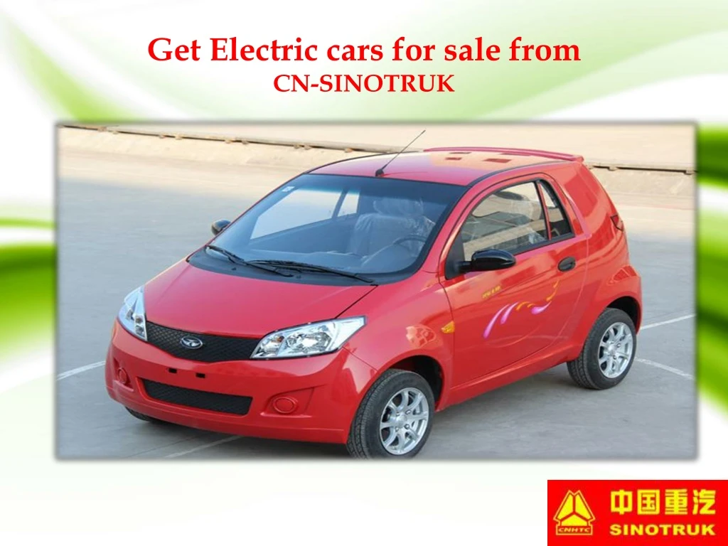 get electric cars for sale from cn sinotruk