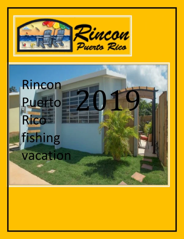 Rincon Puerto Rico fishing vacation