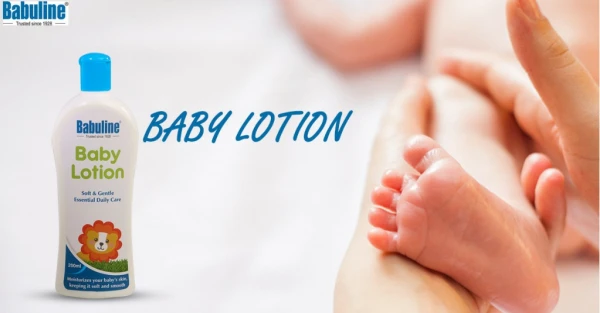 Nourish your Babys skin with Babuline Baby Lotion