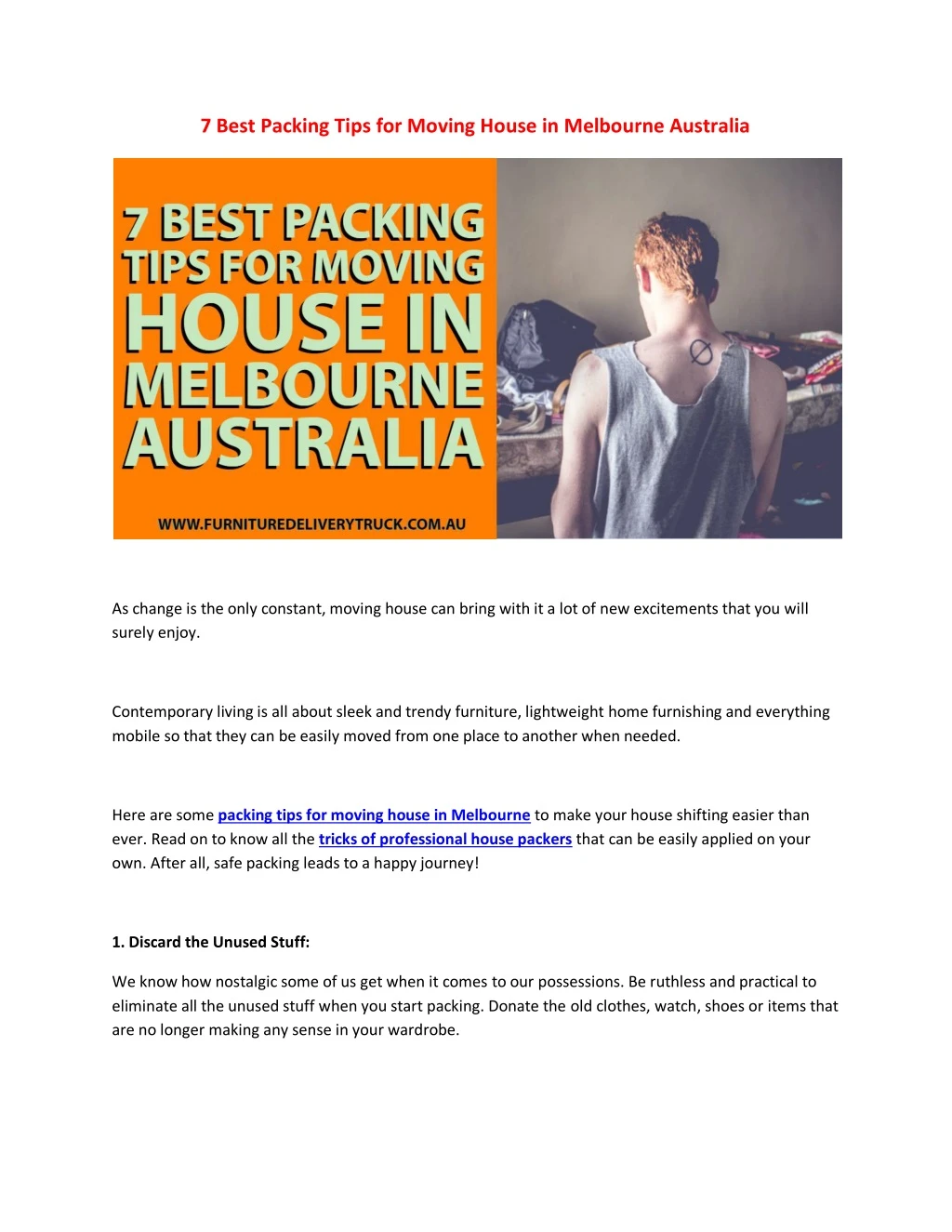 7 best packing tips for moving house in melbourne