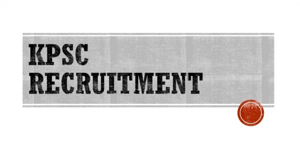 KPSC Recruitment 2019 | Apply for 844 First & Second Division Asst. Post