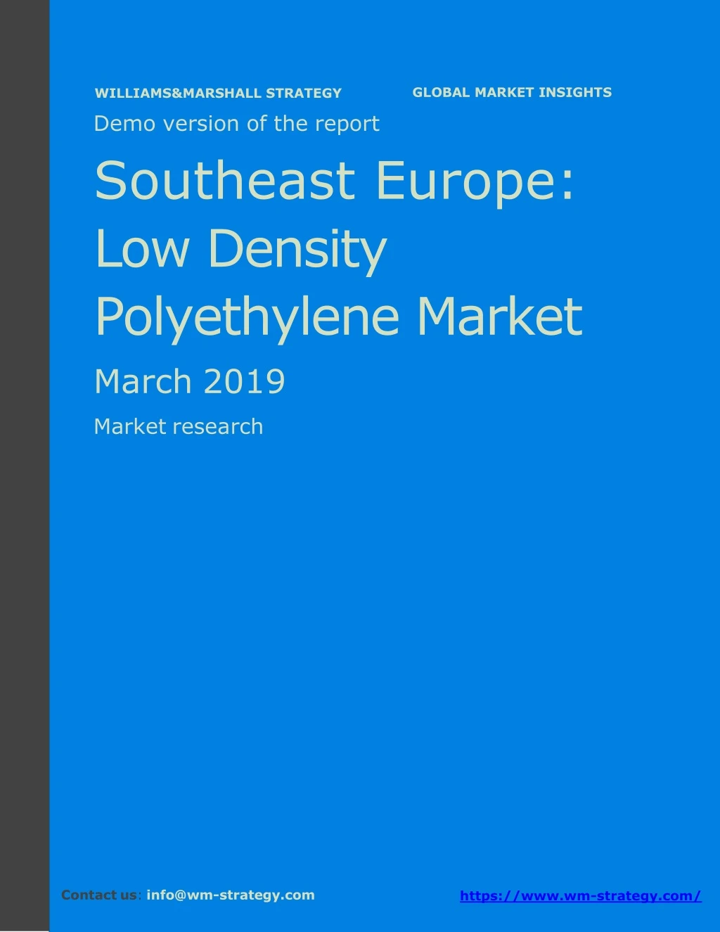 demo version southeast sulphate market williams