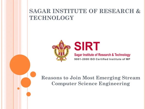 Reasons to Join Most Emerging Stream Computer Science Engineering