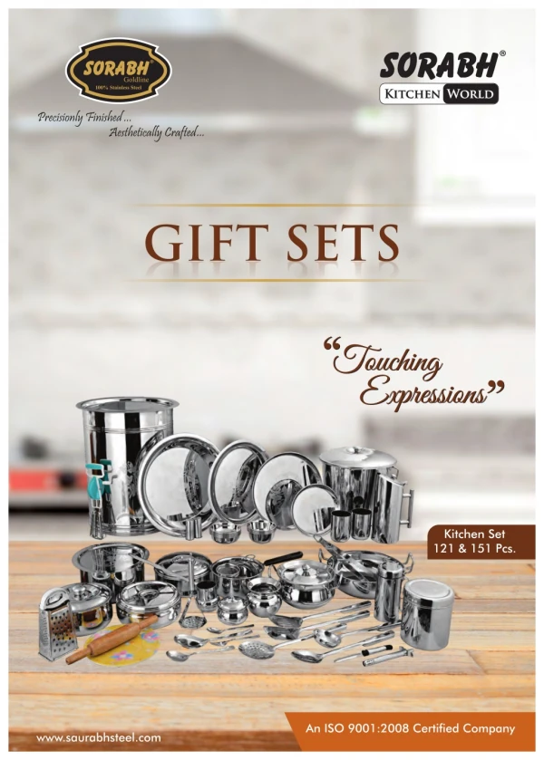 Stainless Steel Gift Set, Stainless Steel Utensils & Cookware
