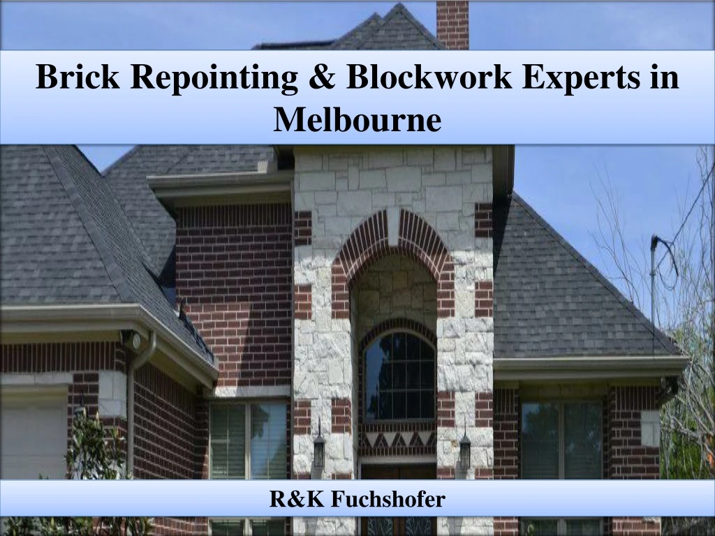 brick repointing blockwork experts in melbourne