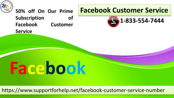 Unlimited Technical Assistance Using Facebook Customer Service 1-833-554-7444