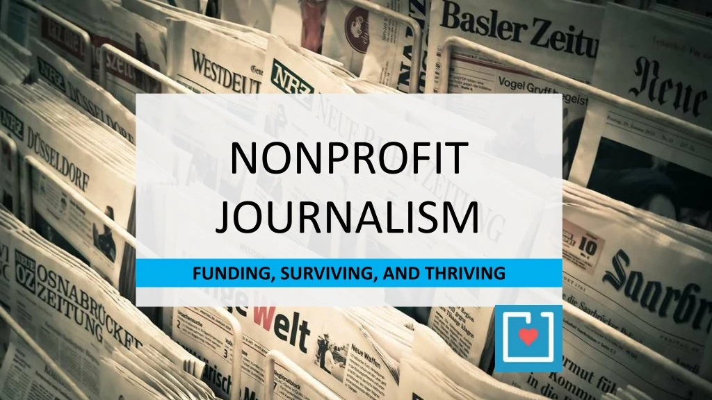 nonprofit journalism