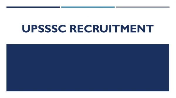 UPSSSC Recruitment 2019 Apply for 1784 Lekhpal & Pharmacist Posts