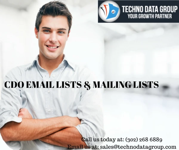 CDO Email Lists & Mailing Lists | Chief Data Officer Email Lists in USA