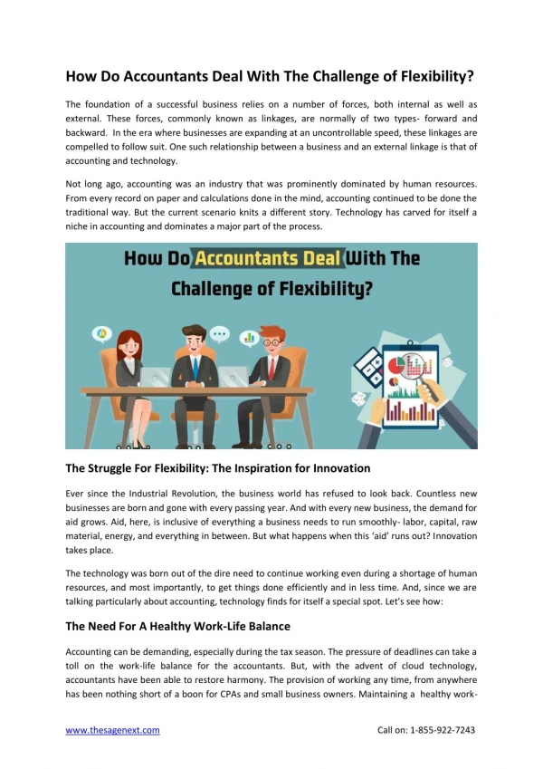 How Do Accountants Deal With The Challenge of Flexibility