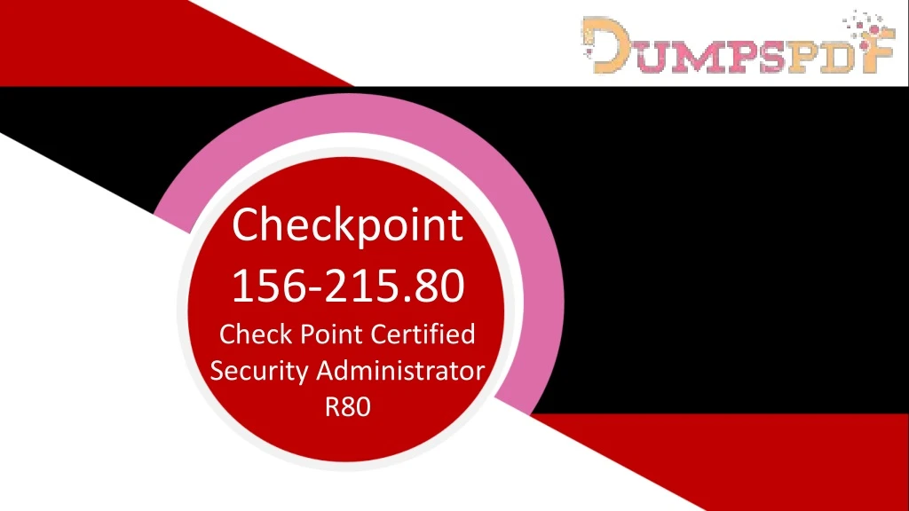 checkpoint 156 215 80 check point certified