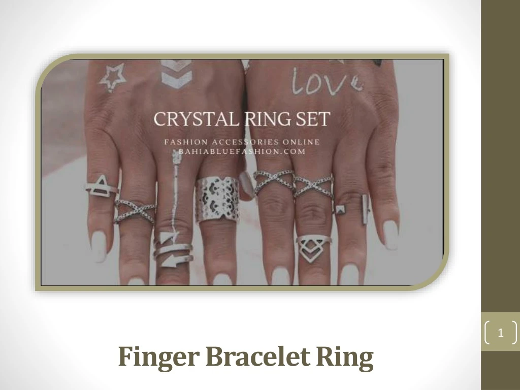 finger bracelet ring