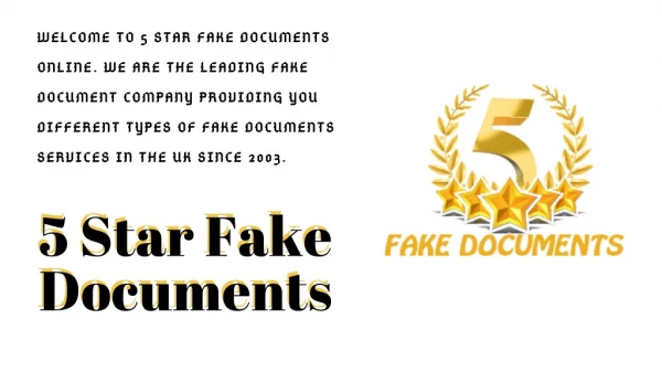 SSD Solution For Sale UK - 5 Star Fake Documents
