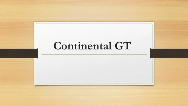 Royal Enfield Continental GT650