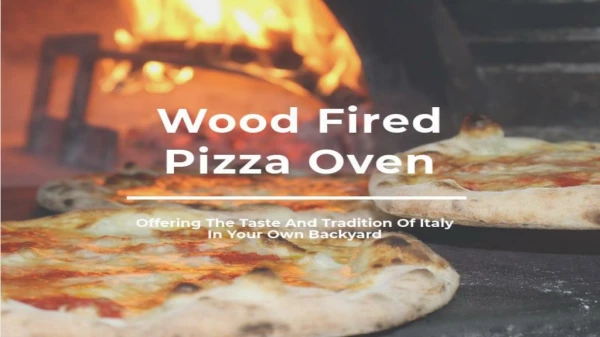 ilFornino Wood Burning Pizza Oven