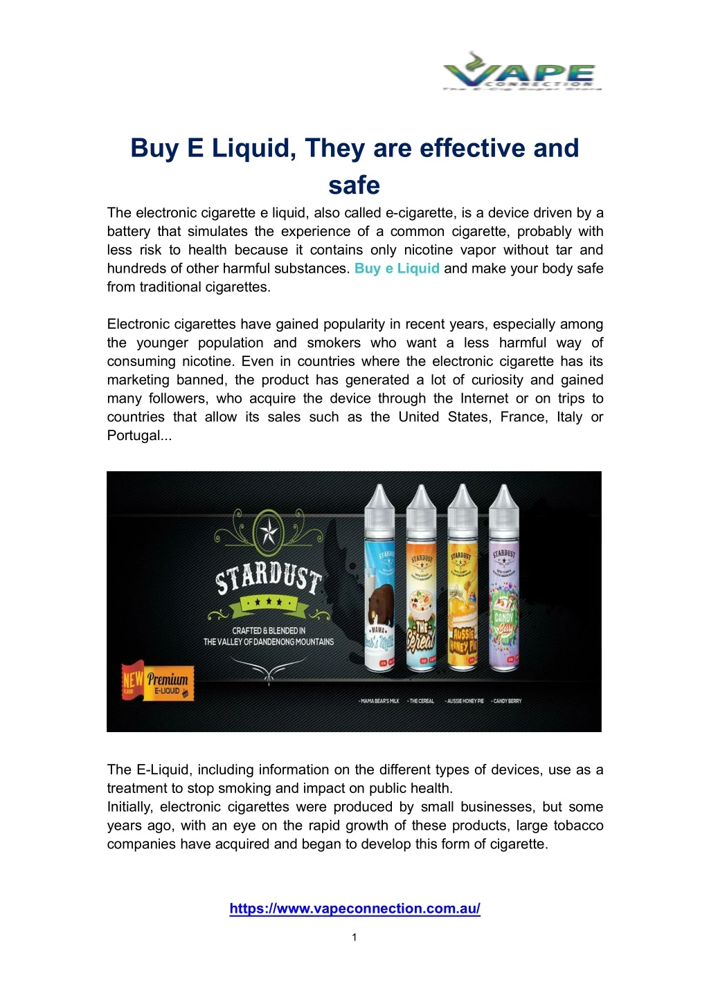 buy e liquid they are effective and safe