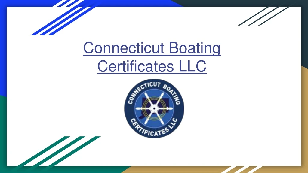 connecticut boating certificates llc