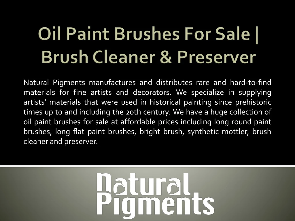 oil paint brushes for sale brush cleaner preserver