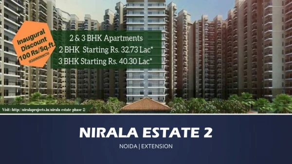 Best Residential Apartments For property Seekers @ Nirala Estate 2