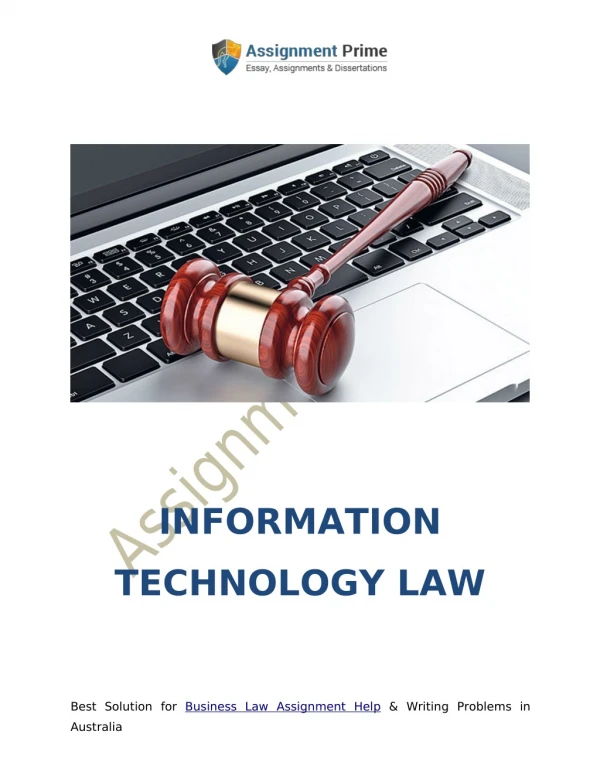 Law of Right to Remove Data on Internet In Information Technology