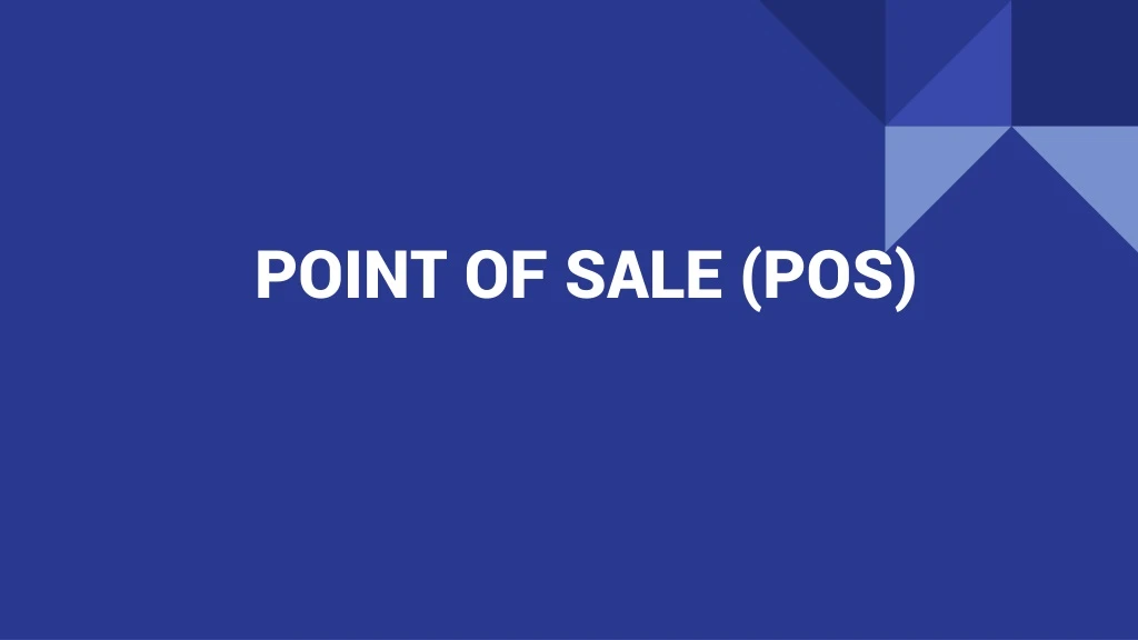 point of sale pos
