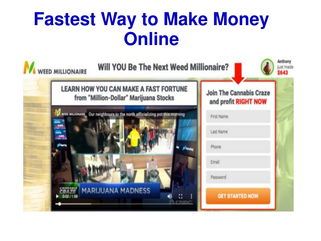 fastest way to make money online