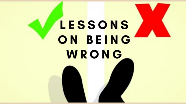 PANDACASHBACK(Lessons on being wrong)