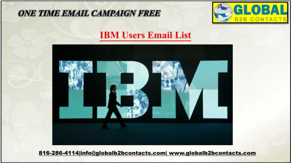 one time email campaign free