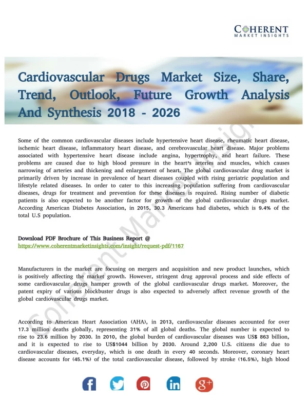 Cardiovascular Drugs Market: Growth and Revenue Opportunities 2026