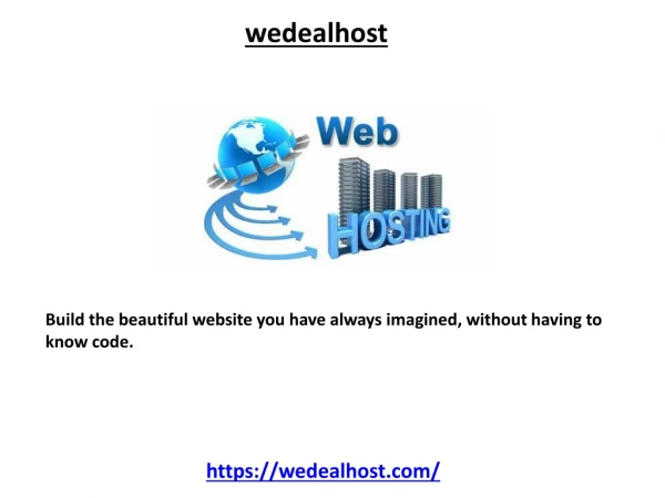 Web Hosting Services | Wedealhost