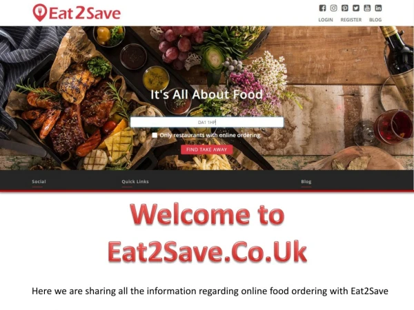 How to Order Food Online with Eat2Save