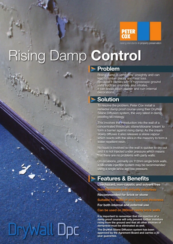 Peter Cox - Drywall Damp Proofing