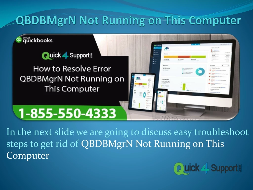 qbdbmgrn not running on this computer
