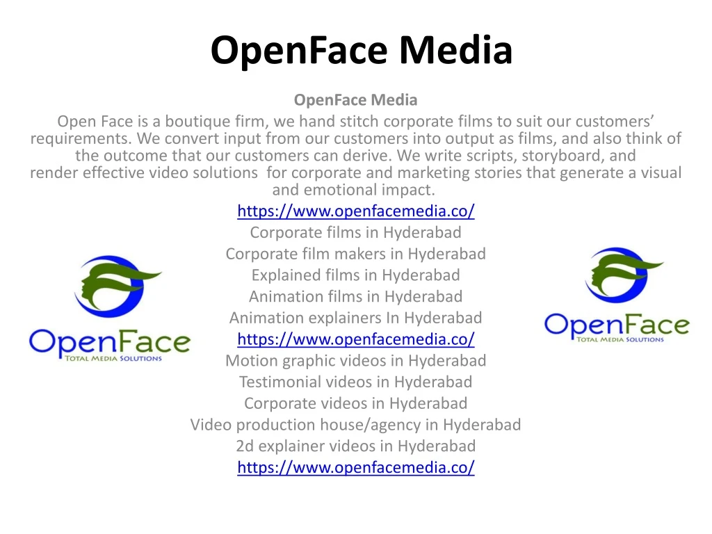 openface media
