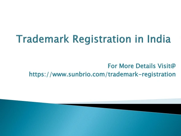 Documentation Required for Applying for Registration of a Trademark in India