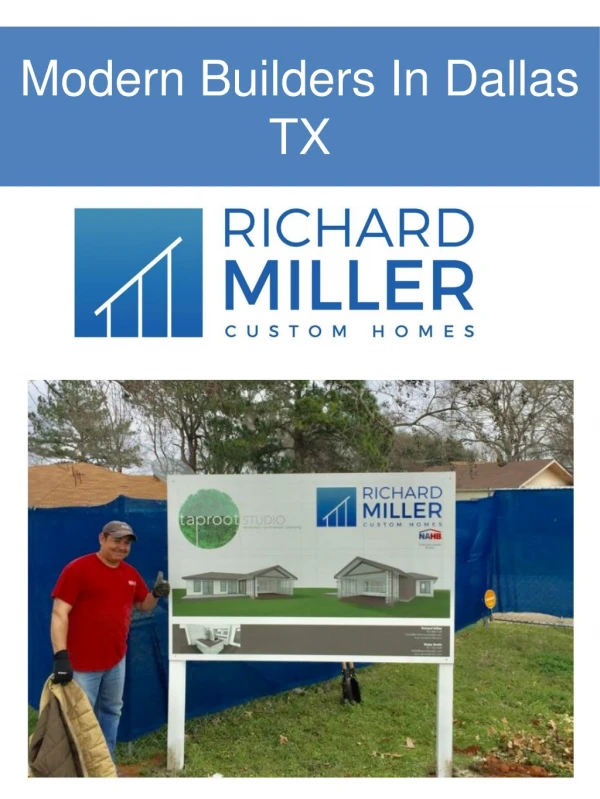 Modern Builders In Dallas TX