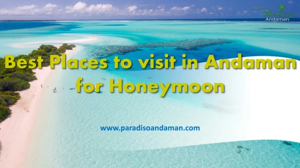 Best Places to visit in Andaman for Honeymoon