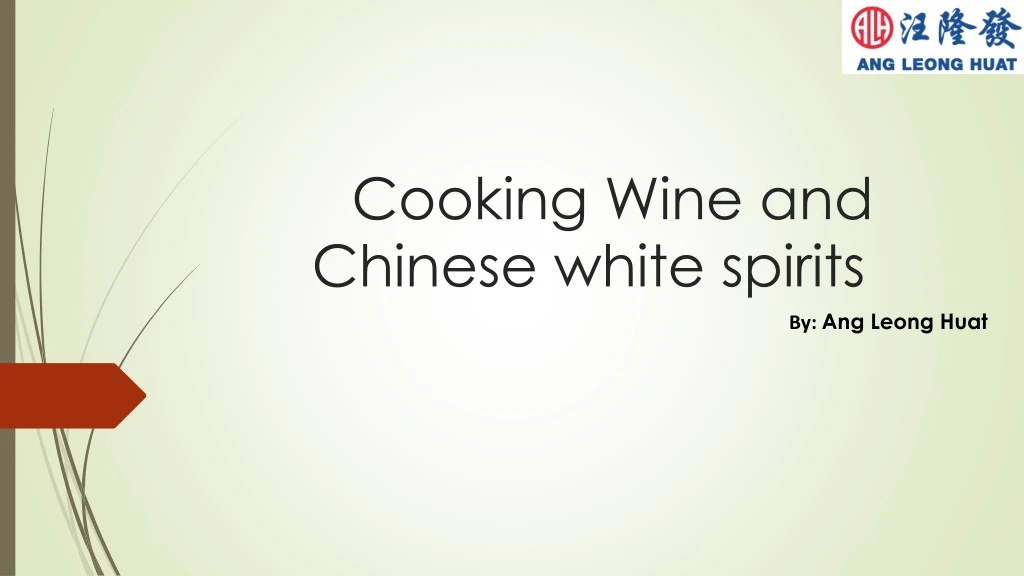 cooking wine and chinese white spirits