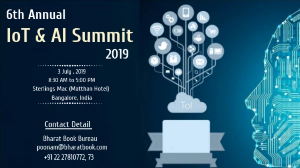 6th Annual IoT & AI Summit 2019