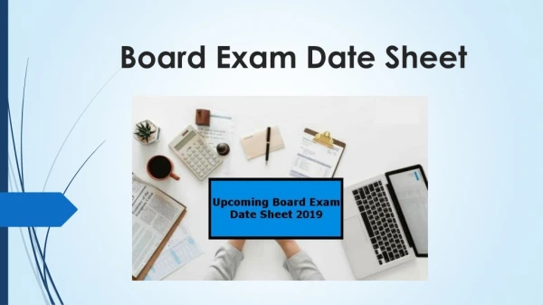 Upcoming 10th 12th Board Exam Date Sheet 2019 - Board Exam Routine
